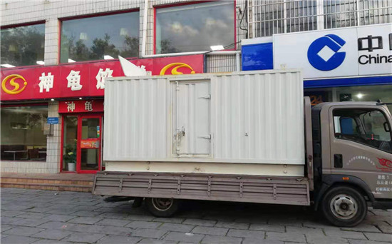 沙田镇出租发电机施工案例